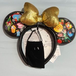 Disney Classics Christmas Light-Up Ornament Ear Headband for Adults New with Tag